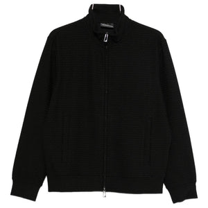 Emporio Armani Cotton blend zipped sweatshirt