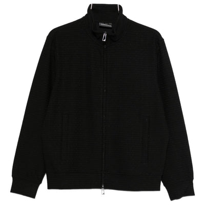 Emporio Armani Cotton blend zipped sweatshirt