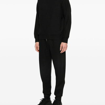 Emporio Armani Cotton blend zipped sweatshirt