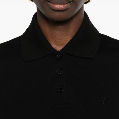 Saint Laurent Cotton polo dress