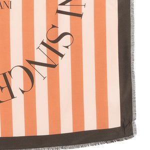 Emporio Armani Icon Print Pure Silk Foulard