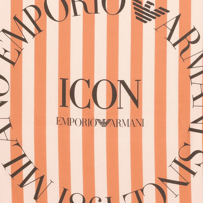 Emporio Armani Icon Print Pure Silk Foulard