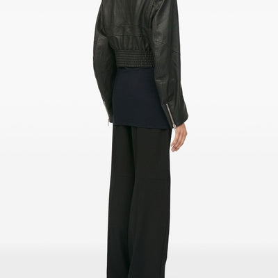MM6 Maison Margiela Leather effect bomber jacket