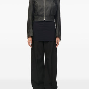 MM6 Maison Margiela Leather effect bomber jacket