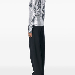 MM6 Maison Margiela Metallized top
