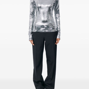 MM6 Maison Margiela Metallized top