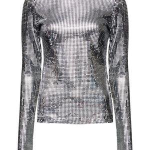 MM6 Maison Margiela Metallized top