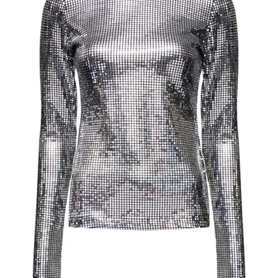 MM6 Maison Margiela Metallized top