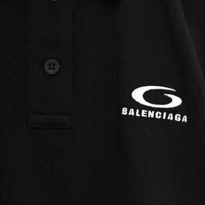 Balenciaga logo-embroidered polo shirt