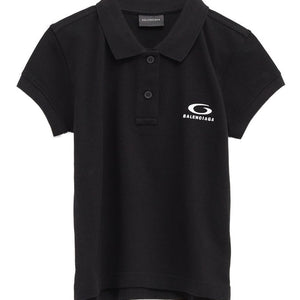 Balenciaga logo-embroidered polo shirt