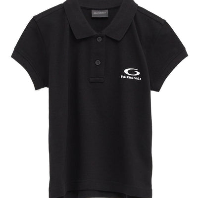 Balenciaga logo-embroidered polo shirt