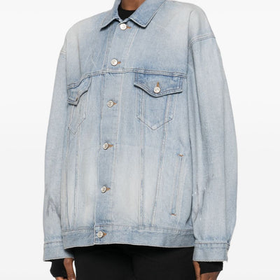 Balenciaga oversized denim cotton jacket