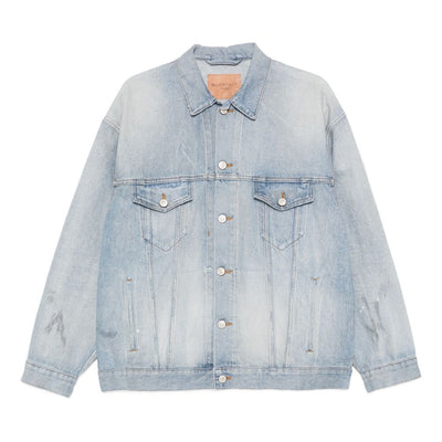 Balenciaga oversized denim cotton jacket