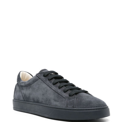 Tod's Logo-Embossed Suede Sneakers