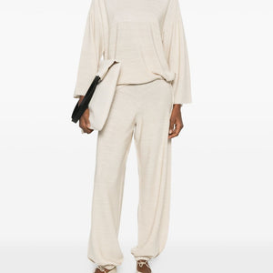 Fabiana Filippi Wool and cotton trousers