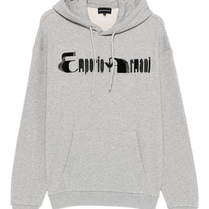 Emporio Armani Logo cotton hoodie