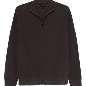 Emporio Armani Chevron cardigan
