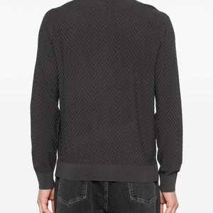 Emporio Armani Chevron cardigan