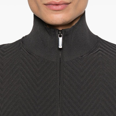 Emporio Armani Chevron cardigan