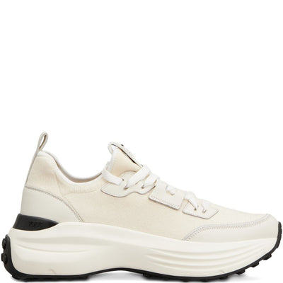 Tod'S Fabric and Leather Sneakers