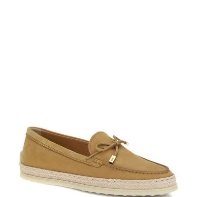 Tod'S Nubuck Moccasin Loafers