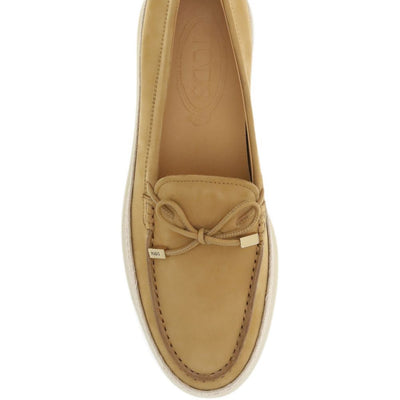 Tod'S Nubuck Moccasin Loafers