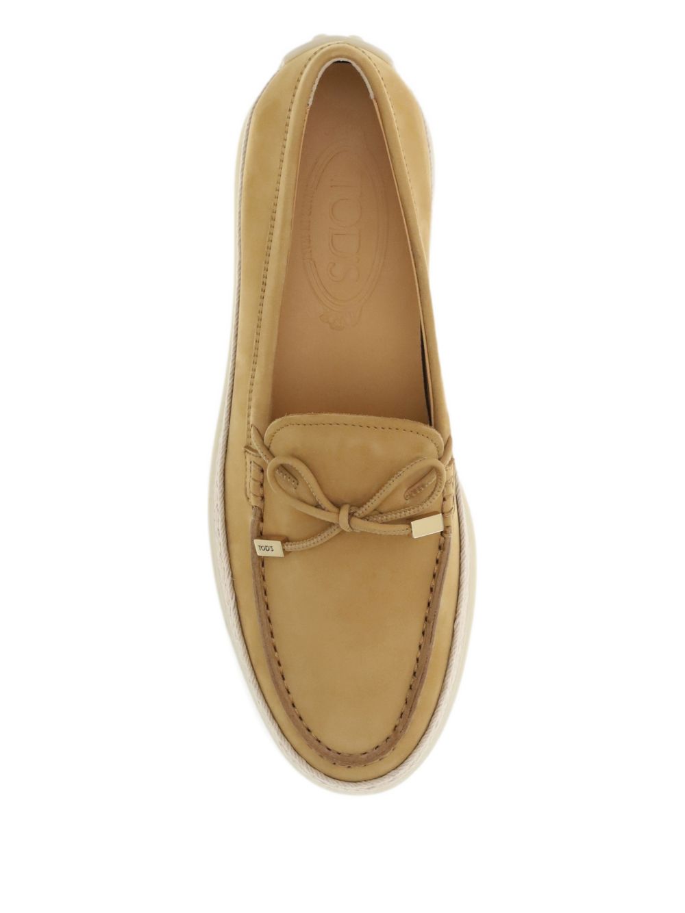 Tod'S Nubuck Moccasin Loafers