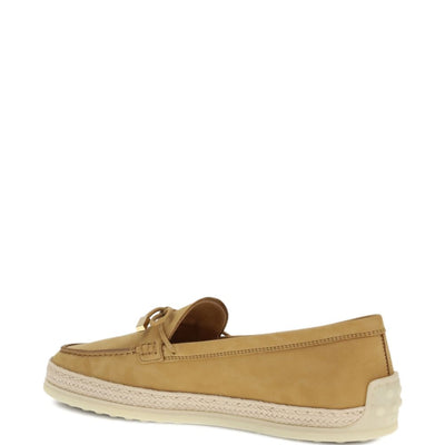Tod'S Nubuck Moccasin Loafers