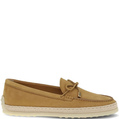 Tod'S Nubuck Moccasin Loafers