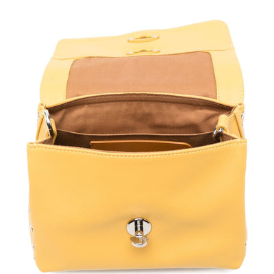 Zanellato Postina® Baby Bag In Smooth Yellow Sole Leather
