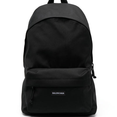 Balenciaga Explorer Backpack In Black Recycled Nylon