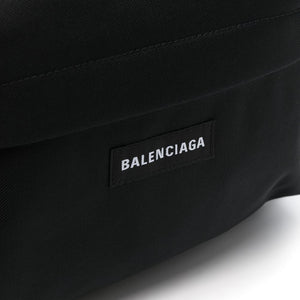 Balenciaga Explorer Backpack In Black Recycled Nylon