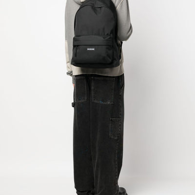 Balenciaga Explorer Backpack In Black Recycled Nylon