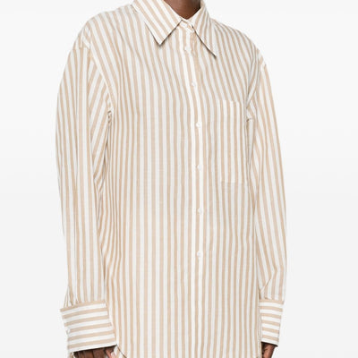 Iro Azaloa striped cotton blouse