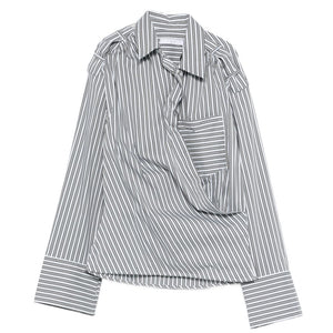 Iro Lace striped cotton shirt