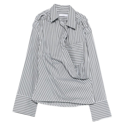 Iro Lace striped cotton shirt