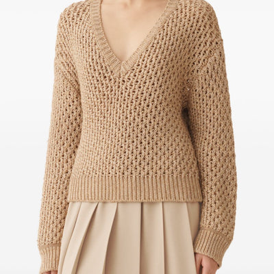 Fabiana Filippi V-neck Cotton sweater