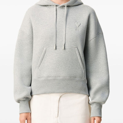Ami Paris Ami De Coeur cotton hoodie