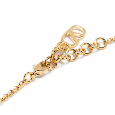 Valentino Garavani-Vlogo Signature Bracelet In Metal And Swarovski® Crystals