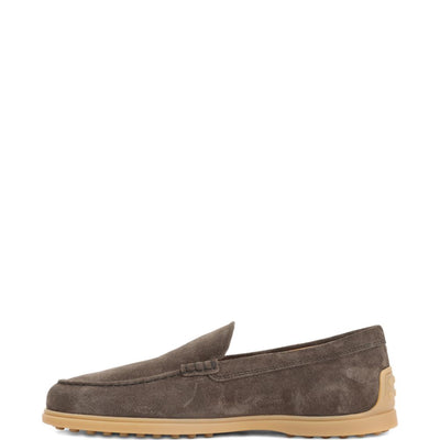 Tod'S Brown Suede Leather Loafers