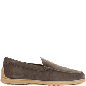 Tod'S Brown Suede Leather Loafers