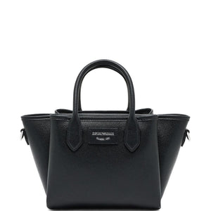 Emporio Armani Small Shopper With Palmellato Finish