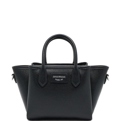Emporio Armani Small Shopper With Palmellato Finish
