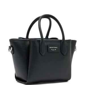 Emporio Armani Small Shopper With Palmellato Finish