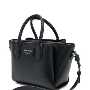 Emporio Armani Small Shopper With Palmellato Finish