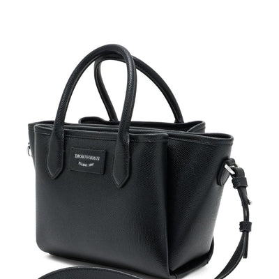 Emporio Armani Small Shopper With Palmellato Finish