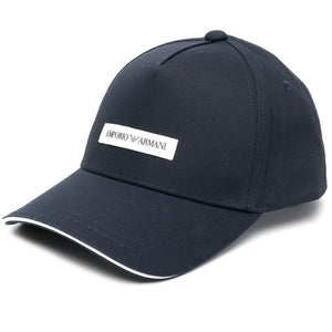 Emporio Armani Canvas Baseball Cap With Emporio Armani Patch