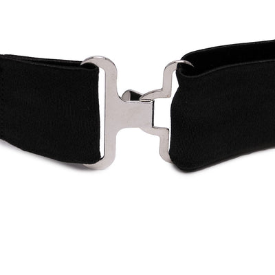 Emporio Armani Knotted Bow Tie In Micro-Textured Pure Silk