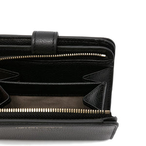 Emporio Armani Tumbled-Leather Bi-Fold Wallet