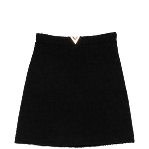 Valentino VLogo Signature wool skirt